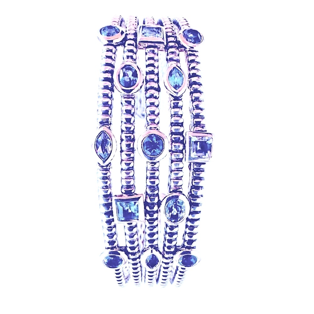 Town & Country Blue Topaz Confetti Bracelet